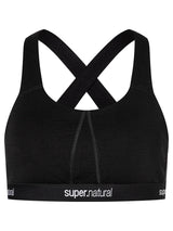 super.natural Feel Good naisten merinovillainen liivi, Jet Black