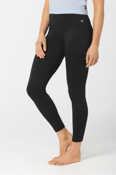 super.natural Super Tights naisten merinovillaiset trikoot, Jet Black